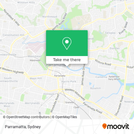 Parramatta map