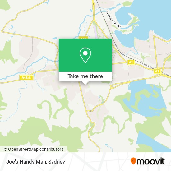 Mapa Joe's Handy Man