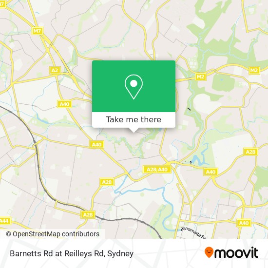 Barnetts Rd at Reilleys Rd map