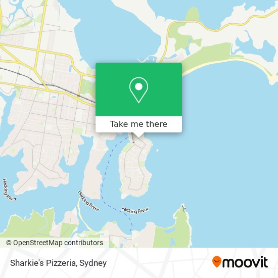 Sharkie's Pizzeria map
