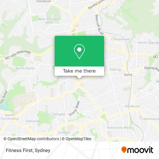 Fitness First map