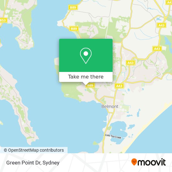 Green Point Dr map