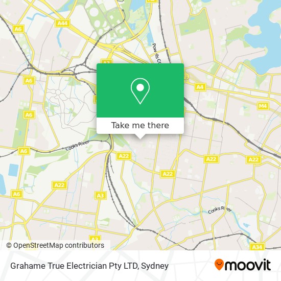 Grahame True Electrician Pty LTD map