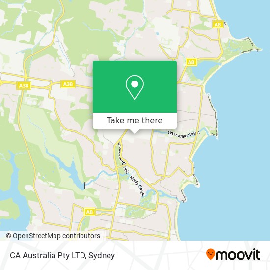 Mapa CA Australia Pty LTD