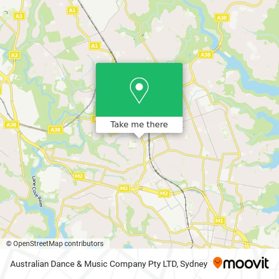 Mapa Australian Dance & Music Company Pty LTD