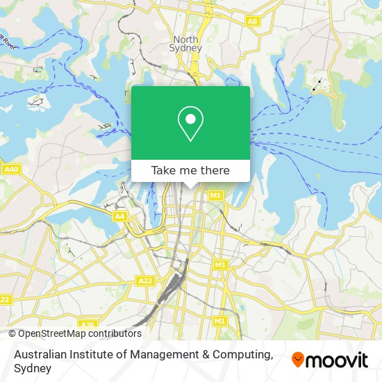 Mapa Australian Institute of Management & Computing