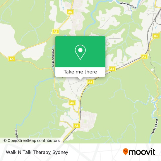 Walk N Talk Therapy map