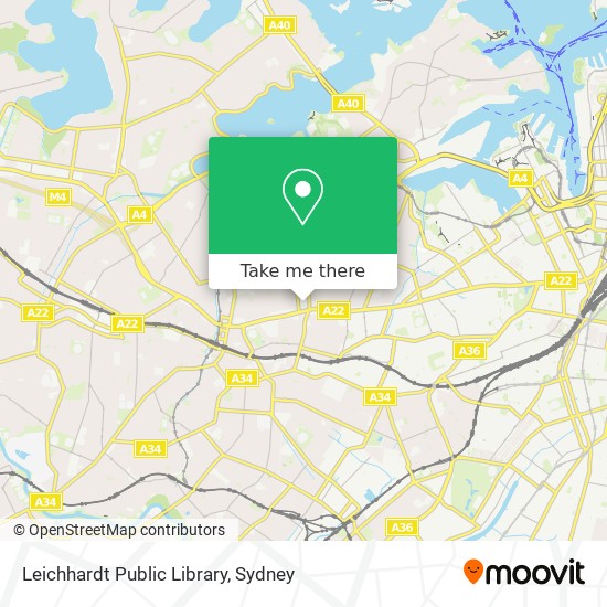 Leichhardt Public Library map