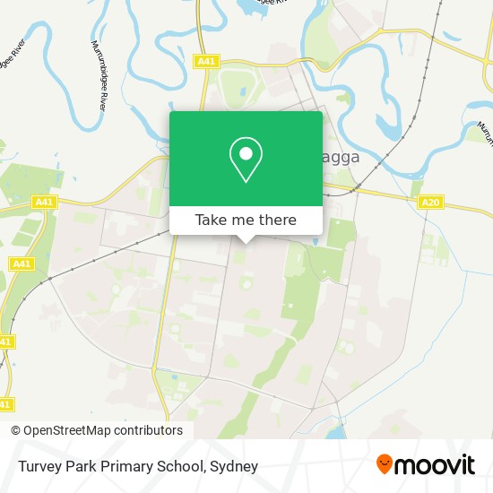 Mapa Turvey Park Primary School