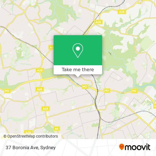 37 Boronia Ave map