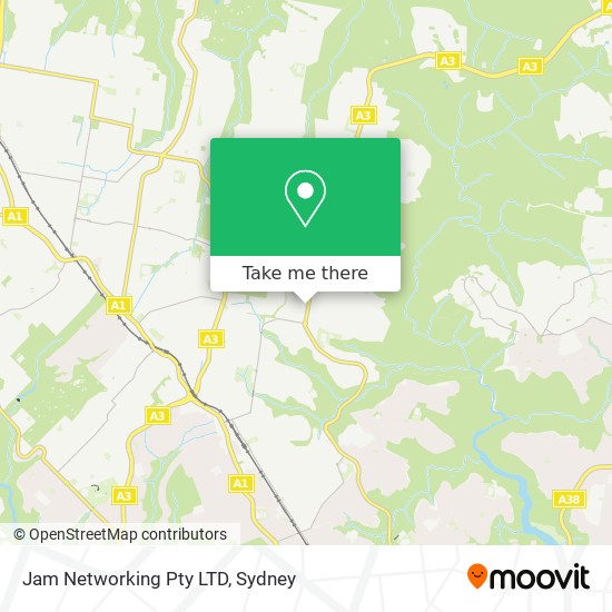 Jam Networking Pty LTD map