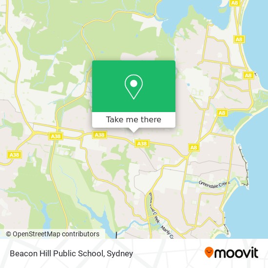 Mapa Beacon Hill Public School