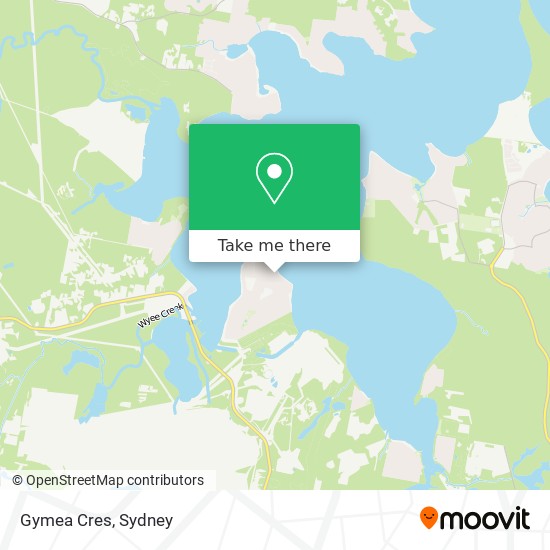 Gymea Cres map