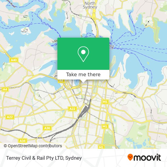 Terrey Civil & Rail Pty LTD map