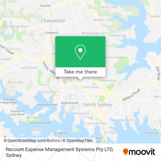 Recount Expense Management Systems Pty LTD map