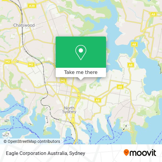 Mapa Eagle Corporation Australia