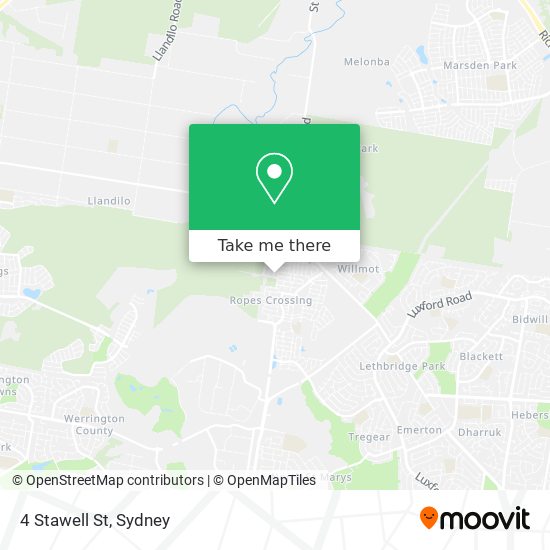 4 Stawell St map