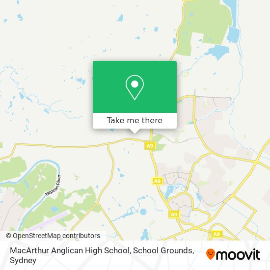 MacArthur Anglican High School, School Grounds map