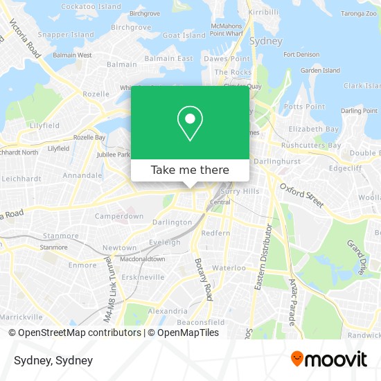 Mapa Sydney