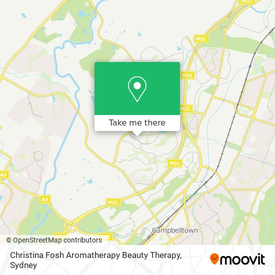 Mapa Christina Fosh Aromatherapy Beauty Therapy