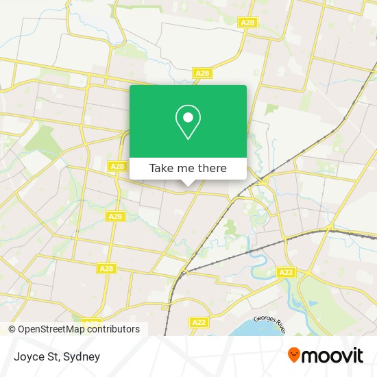 Joyce St map