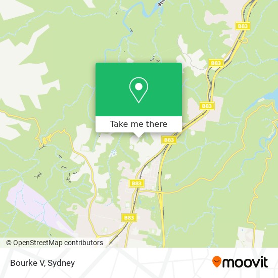 Bourke V map