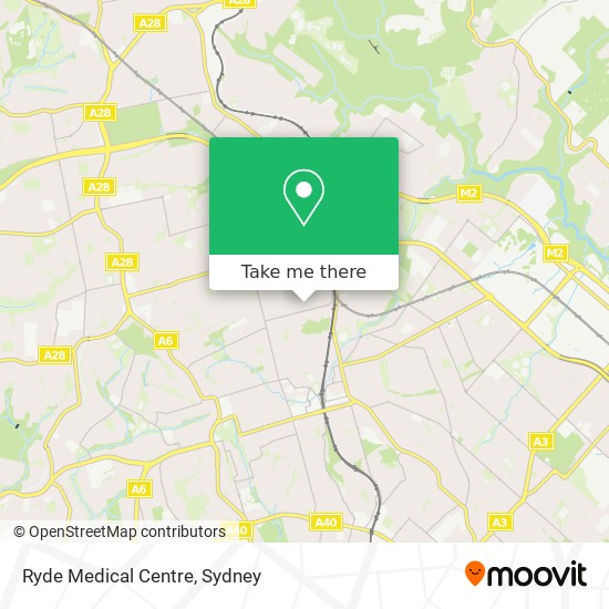 Ryde Medical Centre map