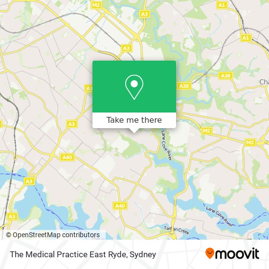 The Medical Practice East Ryde map