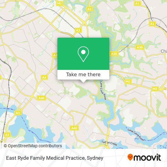 East Ryde Family Medical Practice map