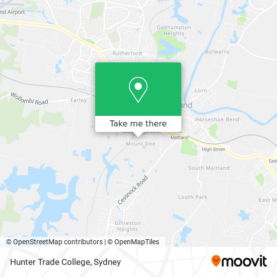 Hunter Trade College map