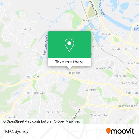 KFC map