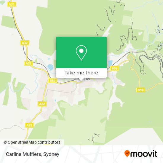Carline Mufflers map