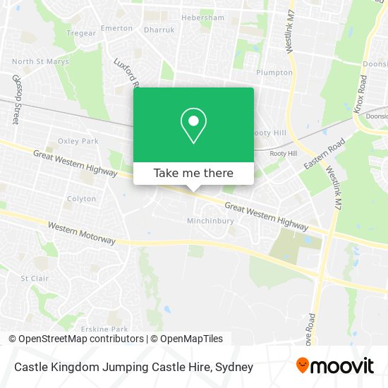 Castle Kingdom Jumping Castle Hire map