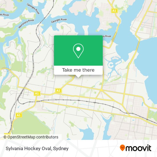 Mapa Sylvania Hockey Oval