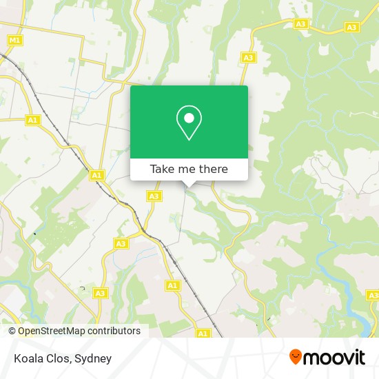 Koala Clos map