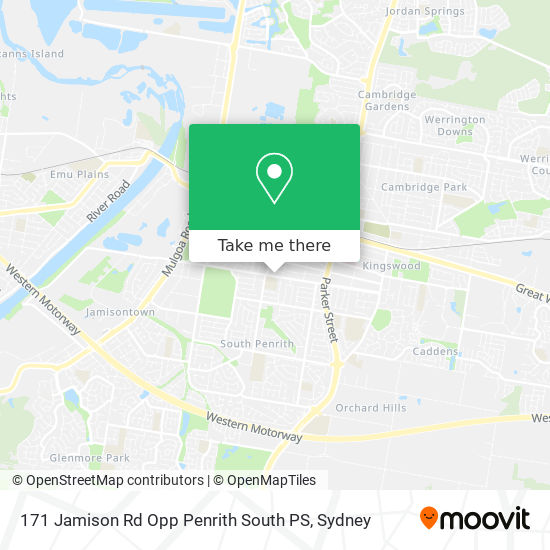 171 Jamison Rd Opp Penrith South PS map