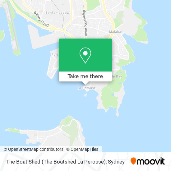 Mapa The Boat Shed (The Boatshed La Perouse)