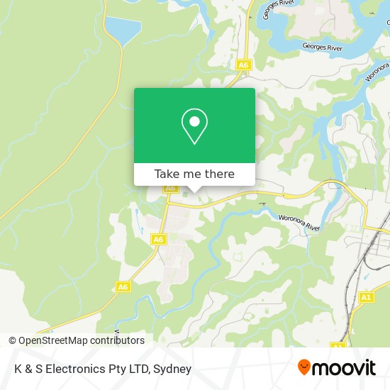 K & S Electronics Pty LTD map