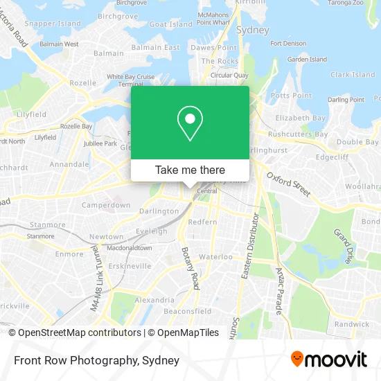 Front Row Photography map