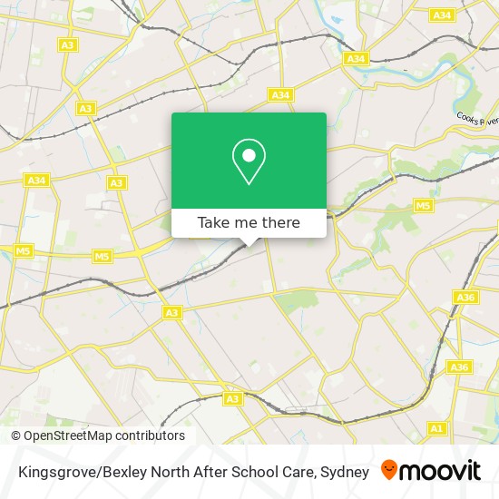 Kingsgrove / Bexley North After School Care map