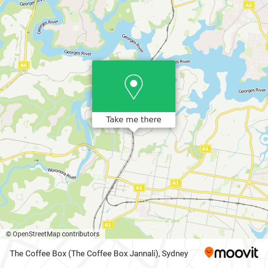 The Coffee Box map
