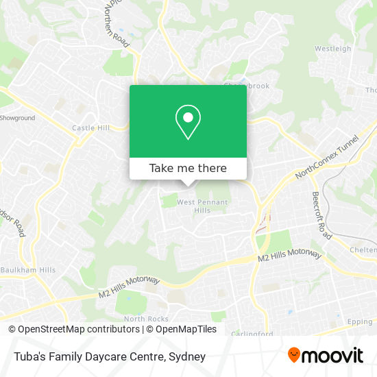 Mapa Tuba's Family Daycare Centre