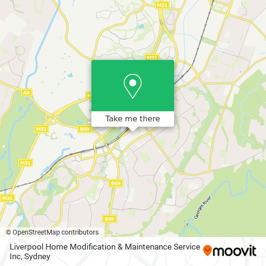 Liverpool Home Modification & Maintenance Service Inc map