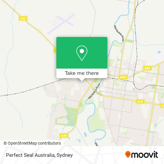 Mapa Perfect Seal Australia