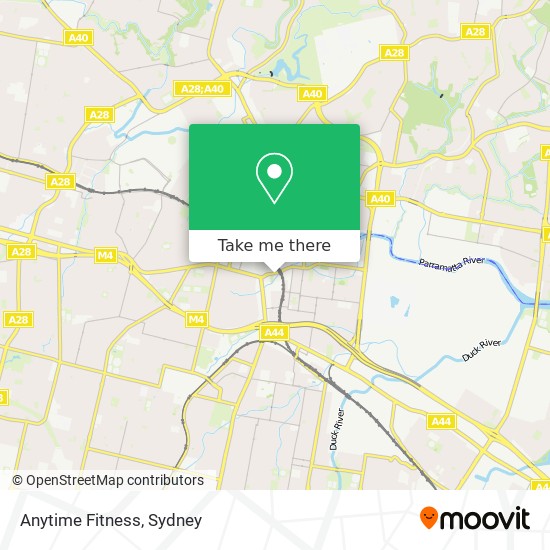 Anytime Fitness map