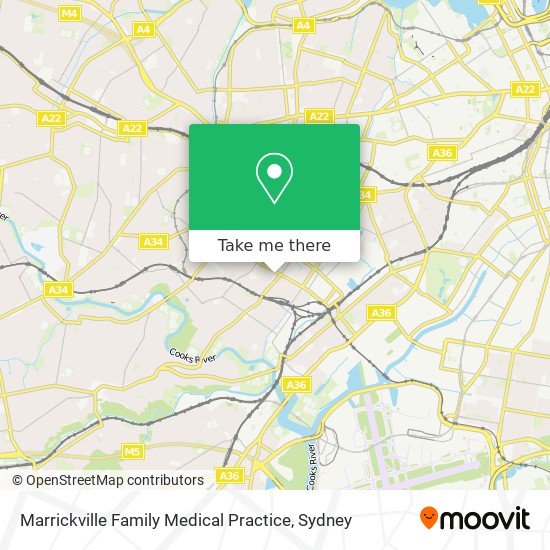 Marrickville Family Medical Practice map