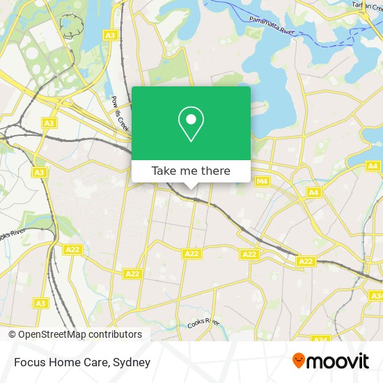 Mapa Focus Home Care