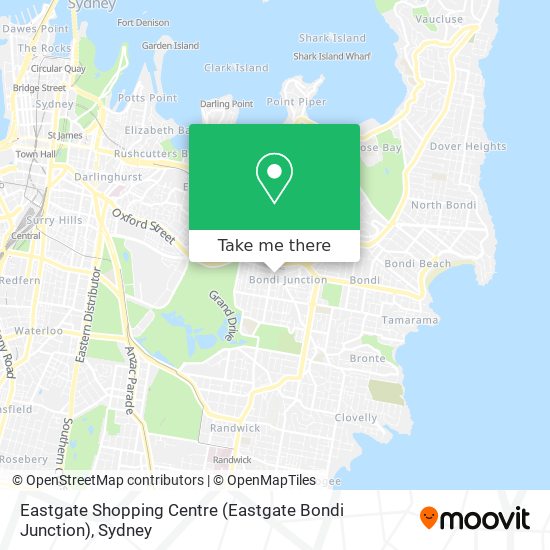 Eastgate Shopping Centre (Eastgate Bondi Junction) map