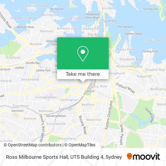 Ross Milbourne Sports Hall, UTS Building 4 map