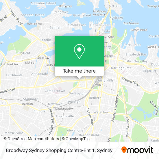 Broadway Sydney Shopping Centre-Ent 1 map
